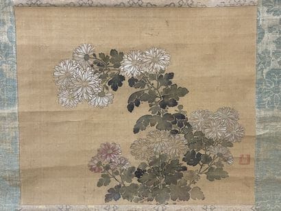 Japon XIX°

Fleurs.

peinture sur papier,...