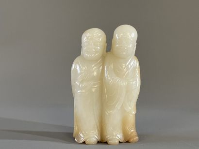 Statuette en pierre dure sculptée. Chine

H....