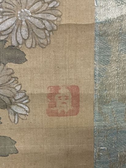 Japon XIX°

Fleurs.

peinture sur papier,...