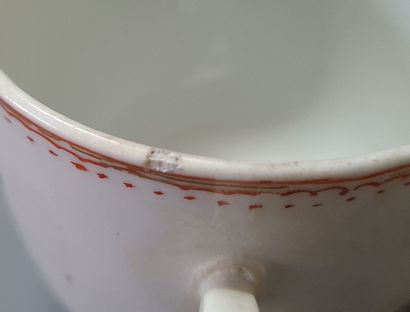 CHINE XVIII pour les colonies.

Six tasses...