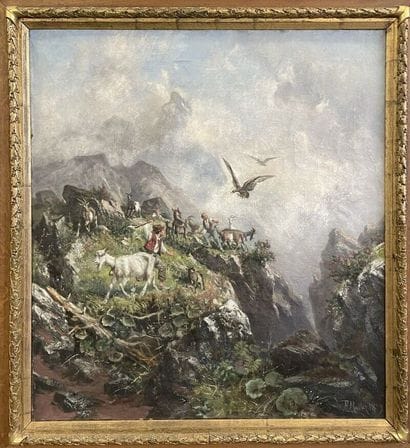 Franz Adolf MULLER ( 1841-1903)

Bergers...