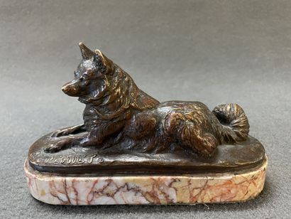 Emmanuel FRÉMIET (1824-1910)

Chien couché.

Epreuve...