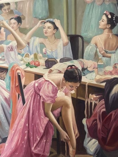 Ecole asiatique XX°

Les danseuses dans la...