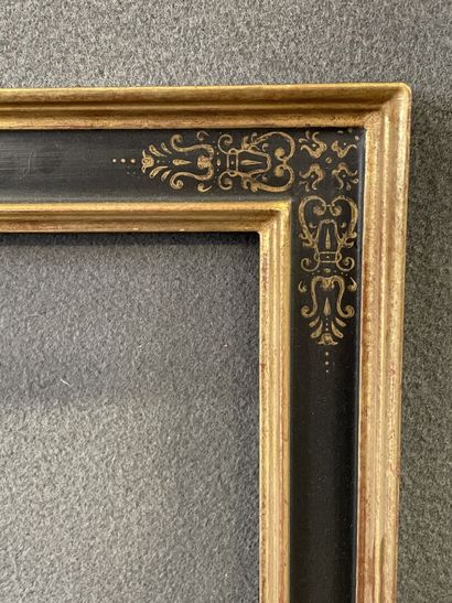 Cadre en bois noir et doré

Dim. intérieur:...
