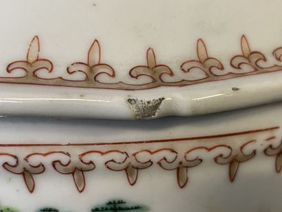Soupière en porcelaine de Chine à décor de...