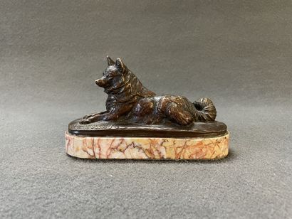 Emmanuel FRÉMIET (1824-1910)

Chien couché.

Epreuve...