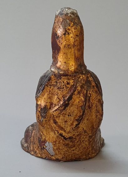Guan Yin 

Statuette en fonte de fer , traces...