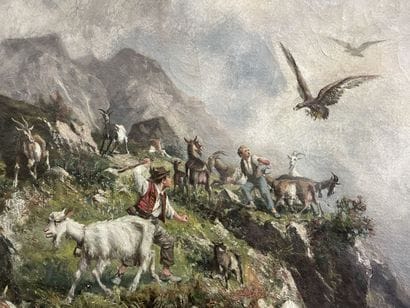 Franz Adolf MULLER ( 1841-1903)

Bergers...