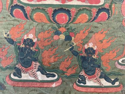 Tanka : Bouddha en prière.

Huile sur toile...