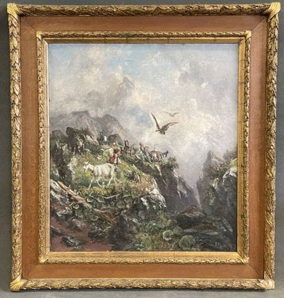 Franz Adolf MULLER ( 1841-1903)

Bergers...