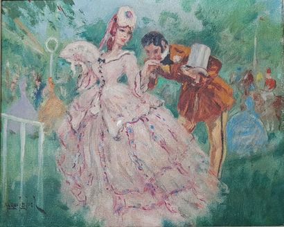 Marcel BLOCH (1882-1966)

Couple aux courses...