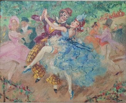 Marcel BLOCH (1882-1966)

Couple au bal.

huile...