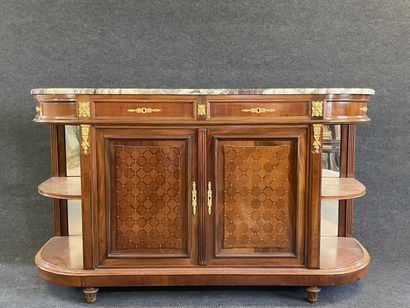 Grande salle à manger de qualité, en acajou...