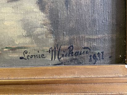 Léonie MICHAUD (1873-?)

Femme à la fontaine.

huile...