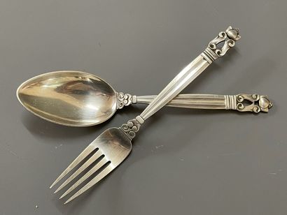 Georg JENSEN , Denmark

Silver child's cutlery,...