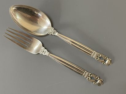 Georg JENSEN , Denmark

Silver child's cutlery,...