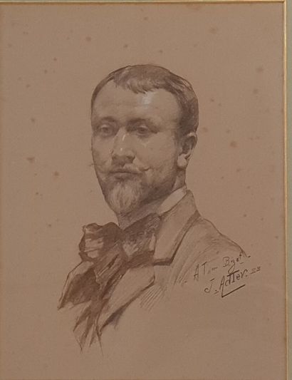 Jules ADLER (1865-1952)

Portrait d'homme.

Dessin...