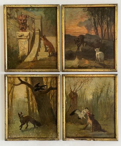 Ecole française fin XIX° début XX°

Les fables...