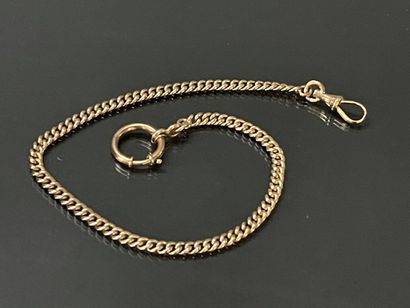 Chaine de montre en or 585°/00 14K.

L: 33...