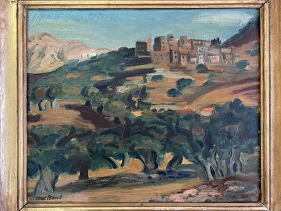 Max BAND (1900 - 1974)

Paysage de Provence

Huile...