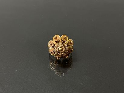 Gold filigree ring, 750°/00

TDD 54

weight...