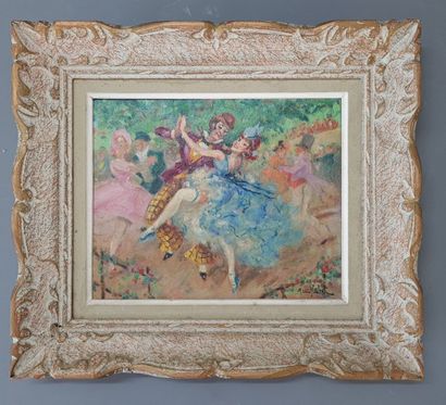 Marcel BLOCH (1882-1966)

Couple au bal.

huile...