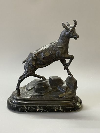 Jules MOIGNIEZ (1835-1894)

Chamois en bronze...