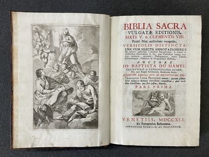 Jean Baptiste DUHAMEL: BIBLIA SACRA VULGATAE...