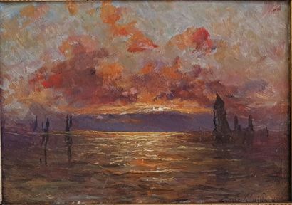 Émile MAILLARD (1846-1926)

Soleil couchant

Huile...