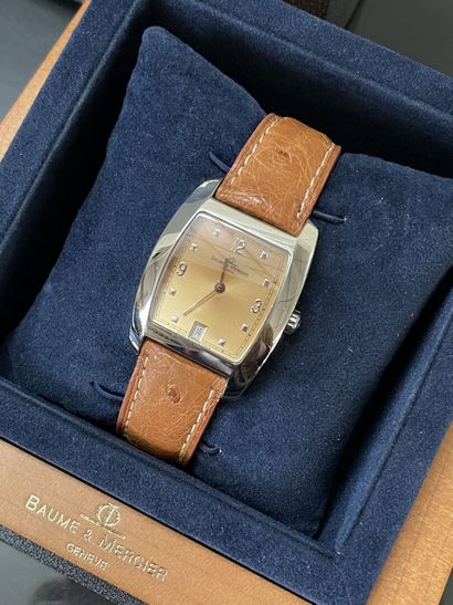 BAUME MERCIER - Hampton, steel men's watch...