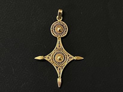 Egyptian cross in gold 750°/00

9,79 g