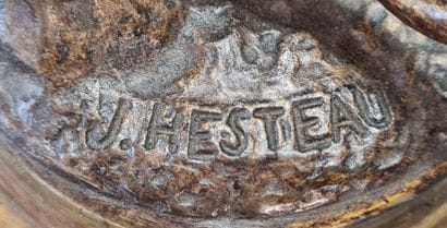 J. HESTEAU (XIX-XXe)

Tigre blessé

Epreuve...