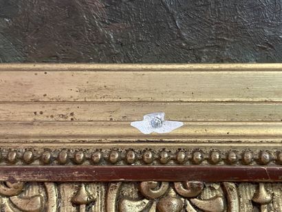 Ecole de Barbizon fin XIX° siècle.

Fermière...