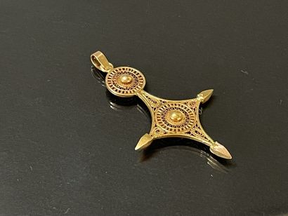 Egyptian cross in gold 750°/00

9,79 g