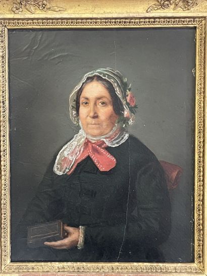 Ecole française milieu XIX

Paire de portraits...