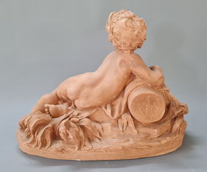 Putto à la source. 

Epreuve en terre cuite.

40...