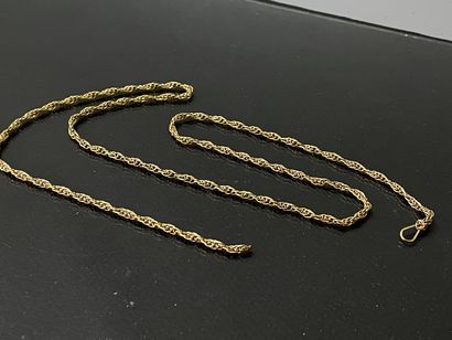 Watch chain with broken clasp.

Gold 750°/00

11,48...