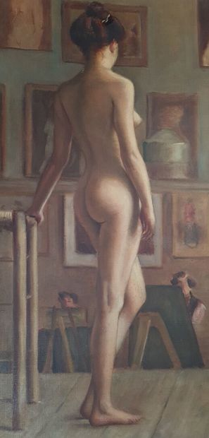 Ecole française fin XIX°

Modèle aux Beaux...