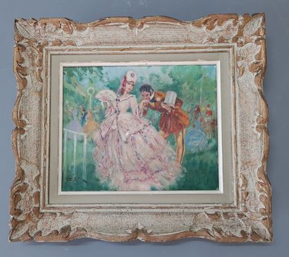 Marcel BLOCH (1882-1966)

Couple aux courses...