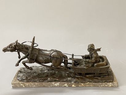 Friedrich GORNIK (1877-1943)

Traineau tiré...