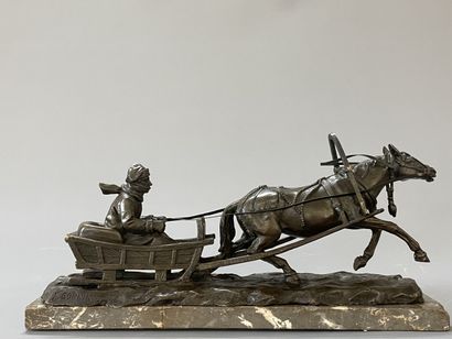 Friedrich GORNIK (1877-1943)

Traineau tiré...