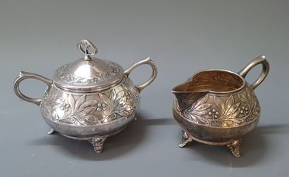 WMF Germany. Art Nouveau silver plated tea...