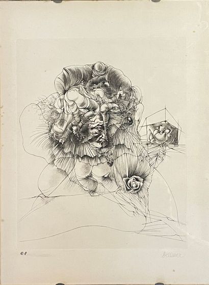 Hans BELLMER (1902-1975)

Tête à la Rose....