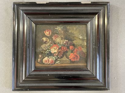 Ecole flamande XIX°

Nature morte aux fleurs.

Toile...