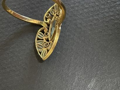 Henri DUBRET (1872-1947).

Bague en or ,...