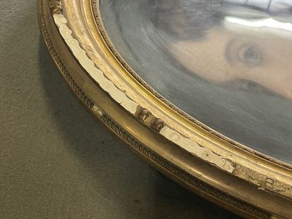 Ecole française fin XIX°

Portrait en médaillon...
