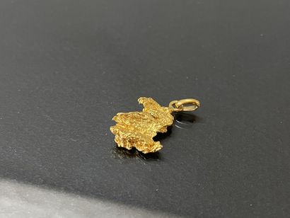 Pendant pepite in gold 750°/00. 

H: 28 mm

weight:...