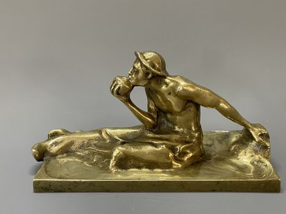 Ecole française 

La soif.

Sculpture en...