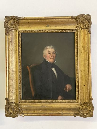 Ecole française milieu XIX

Paire de portraits...