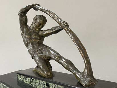 Michel DECOUX (1837-1924). 

L'Homme à l'arc...